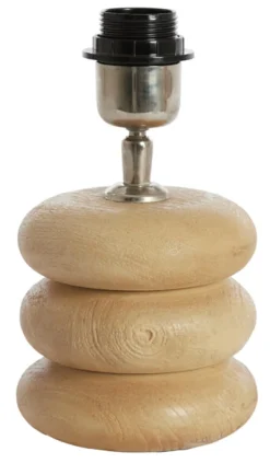 Best Light & Living Tafellamp Budongo Mangohout, kleur (excl. kap) Naturel