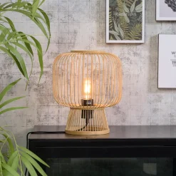 GOOD&MOJO Tafellamp Cango 30cm, Bamboe