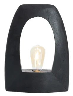 Clearance Light & Living Tafellamp Carini Mangohout, 35cm