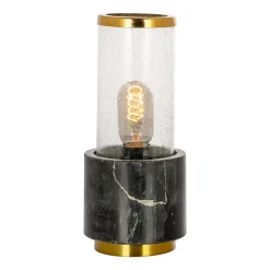 Online Richmond Interiors Tafellamp Conan Marmer, 30cm Zwart