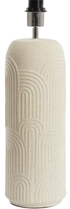 Online Light & Living Tafellamp Diego Keramiek, kleur (excl. kap) Ecru