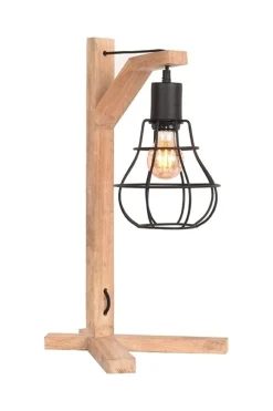 Best LABEL51 Tafellamp Drop, Mangohout Zwart