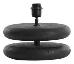 Discount Light & Living Tafellamp Eboli Mangohout Ø25cm (excl. kap)