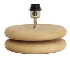 Discount Light & Living Tafellamp Eboli Mangohout Ø25cm (excl. kap)