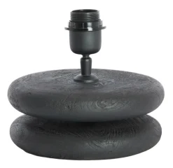 New Light & Living Tafellamp Eboli Mangohout, Ø20cm (excl. kap)