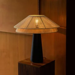 Online Dutchbone Tafellamp Elon Katoen, 62cm