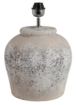 Sale Light & Living Tafellamp Etna Keramiek, 40cm, kleur (excl. kap) Antiek Grijs