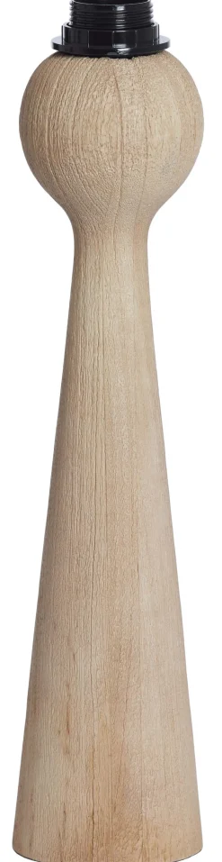 New Light & Living Tafellamp Festina Mangohout, 40cm (excl. kap)