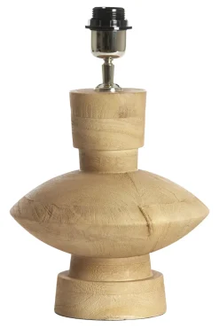 Discount Light & Living Tafellamp Fiera Mangohout, kleur Naturel (excl. kap)