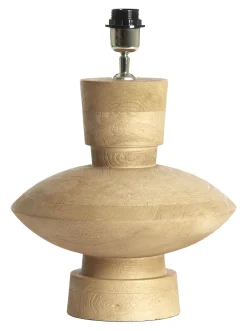 Discount Light & Living Tafellamp Fiera Mangohout, kleur Naturel (excl. kap)
