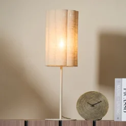 Sale Light & Living Tafellamp Fringe 70cm, kleur Naturel