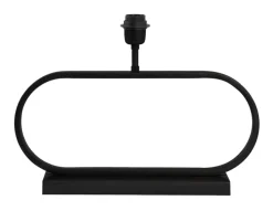 Discount Light & Living Tafellamp Jamiro 47cm (excl. kap) Mat Zwart