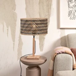 GOOD&MOJO Tafellamp Java Bamboe, 38cm