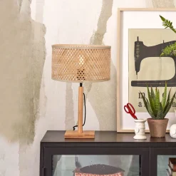 GOOD&MOJO Tafellamp Java Bamboe, 38cm