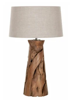 Outlet MUST Living Tafellamp Jungle Teakhout Naturel