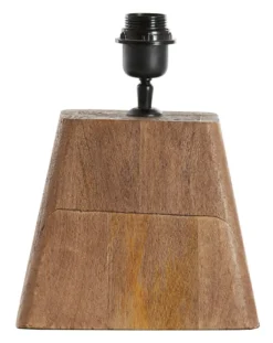 New Light & Living Tafellamp Kardan Mangohout (excl. kap)