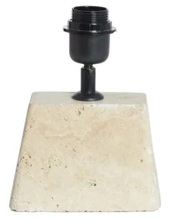 Clearance Light & Living Tafellamp Kardan Mangohout, 21cm (excl kap)