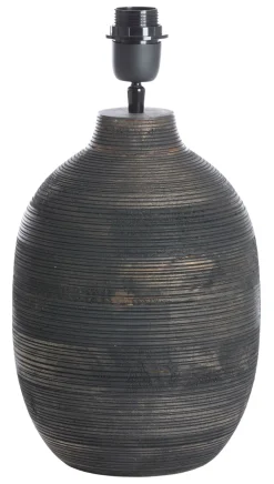 Outlet Light & Living Tafellamp Khomai Mangohout (excl. kap)