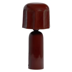 Clearance WOOOD Tafellamp Lumira 39cm, kleur rood Bruin