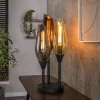 LifestyleFurn Tafellamp Luvia Gemixt glas, 3-lamps