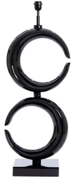 Outlet Light & Living Tafellamp Maan kleur Zwart