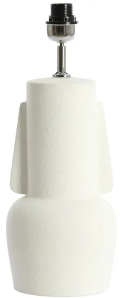 Discount Light & Living Tafellamp Mataram Keramiek, kleur Crème (excl. kap) Cru00e8me