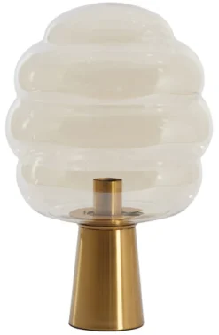 New Light & Living Tafellamp Misty 30cm Goud