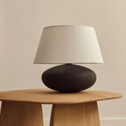 New Kave Home Tafellamp Nessi 35cm, Terracotta look