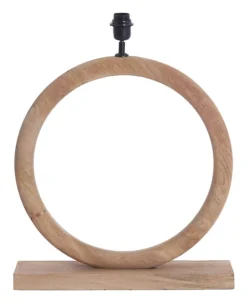 Clearance Light & Living Tafellamp Nubia Mangohout, kleur (excl. kap) Naturel