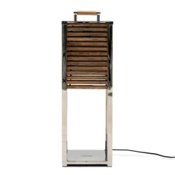 Outlet Rivièra Maison Tafellamp Ocean Cay Hout, kleur Zilver