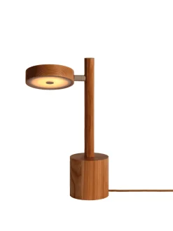 Hot GOOD&MOJO Tafellamp Okinawa Essenhout, 35cm, kleur Naturel