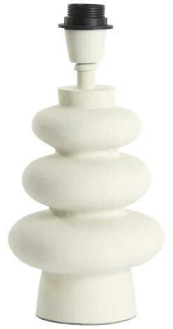 Discount Light & Living Tafellamp Olona kleur Crème (excl. kap) Cru00e8me