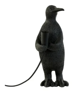 Best Light & Living Tafellamp Penguin kleur Mat Zwart
