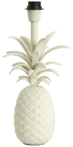 Light & Living Tafellamp Pineapple 37cm (excl. kap) Cru00e8me