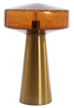 Light & Living Tafellamp Pleat Glas, 45cm