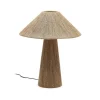 Outlet Kave Home Tafellamp Renee Jute, 46cm