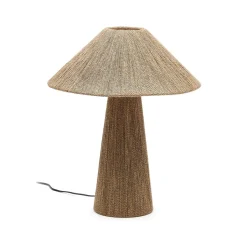 Outlet Kave Home Tafellamp Renee Jute, 46cm
