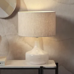 Clearance it's about RoMi Tafellamp Reykjavik Linnen, 46cm