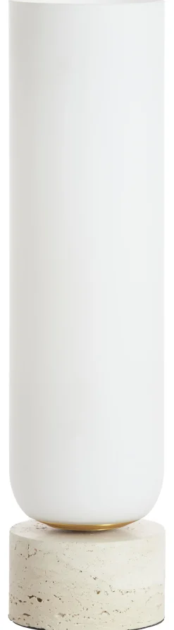 Clearance Light & Living Tafellamp Rylano Melkglas Melkwit