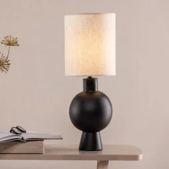 Sale Nohr Tafellamp Sabrine kleur Beige/ Zwart