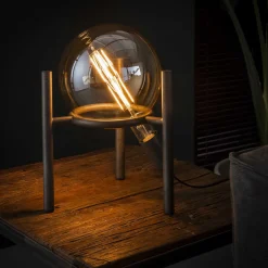 Clearance LifestyleFurn Tafellamp Saturn (excl. lichtbron) Oud Zilver