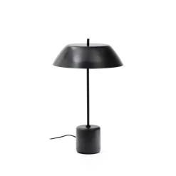 Hot Kave Home Tafellamp Sayra Marmer en metaal, 58cm Zwart