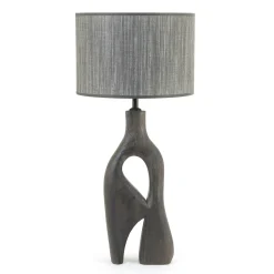 Hot By-Boo Tafellamp Shiboo Hout, 64cm hoog, kleur Bruin