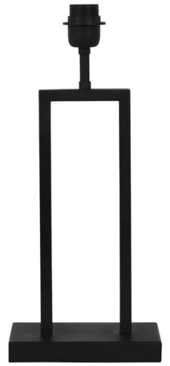 Light & Living Tafellamp Shiva kleur (excl. kap) Mat Zwart