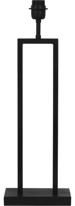 Light & Living Tafellamp Shiva kleur (excl. kap) Mat Zwart