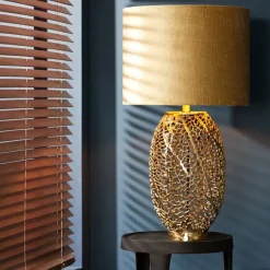 Clearance Light & Living Tafellamp Sinula kleur (excl. kap) Goud