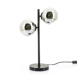 Clearance By-Boo Tafellamp Stellar 2-lamps Zwart