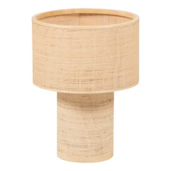 Outlet WOOOD Tafellamp Syro Raffia Naturel