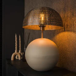 Discount LifestyleFurn Tafellamp Teegan kleur Naturel Grey Natural grey