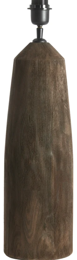 Sale Light & Living Tafellamp Trapani Mangohout, kleur Mat Donkerbruin (excl. kap)